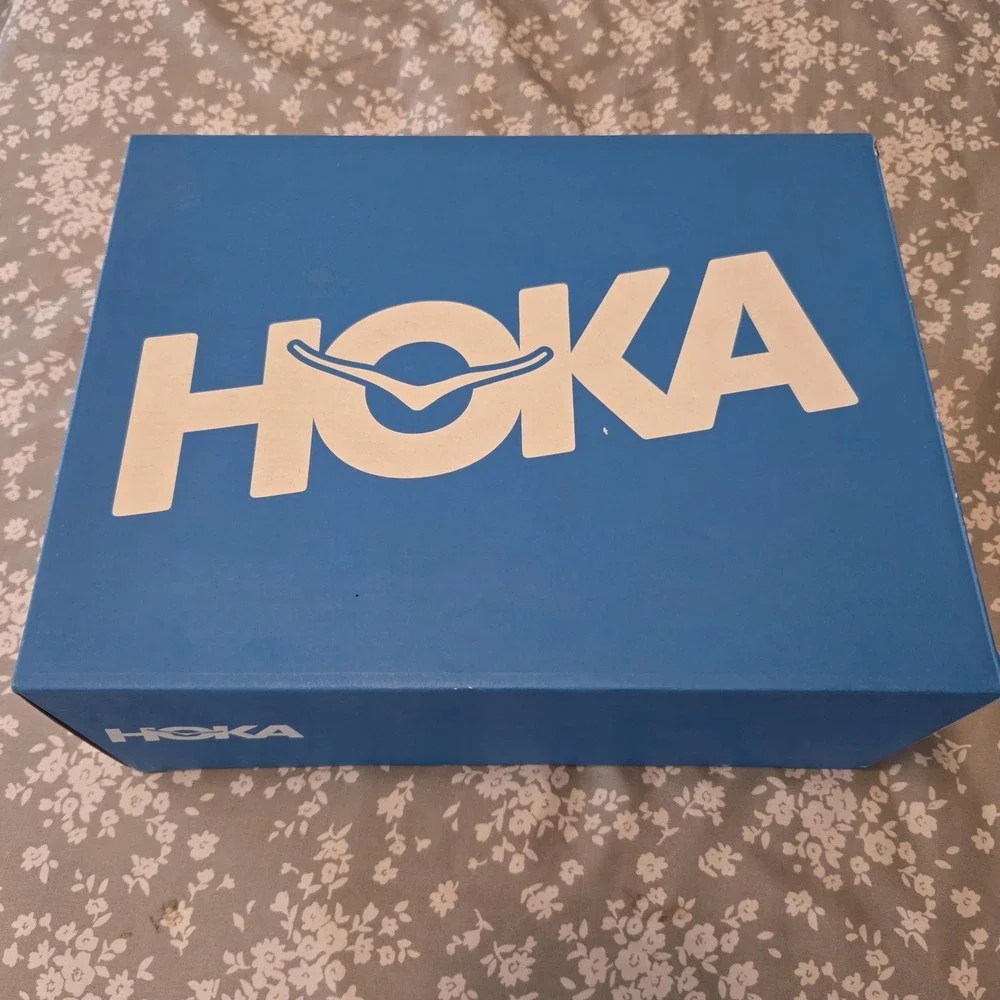 HOKA -- EMPTY SHOE BOX ONLY -- Clifton 9 Gray Blue Mens 11D